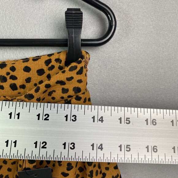 Love For Humanity Cheetah Womens Skort M Animal Print Mini Skorts Ruffle NWT - Picture 5 of 12